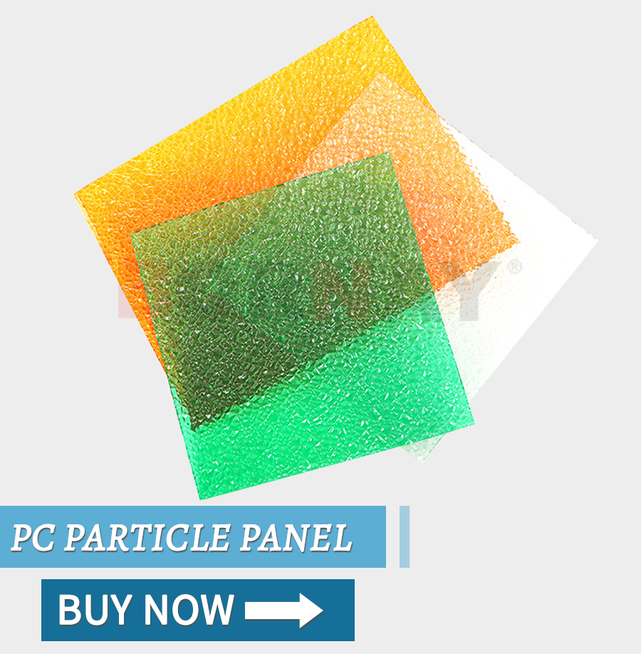 polycarbonate particle panels